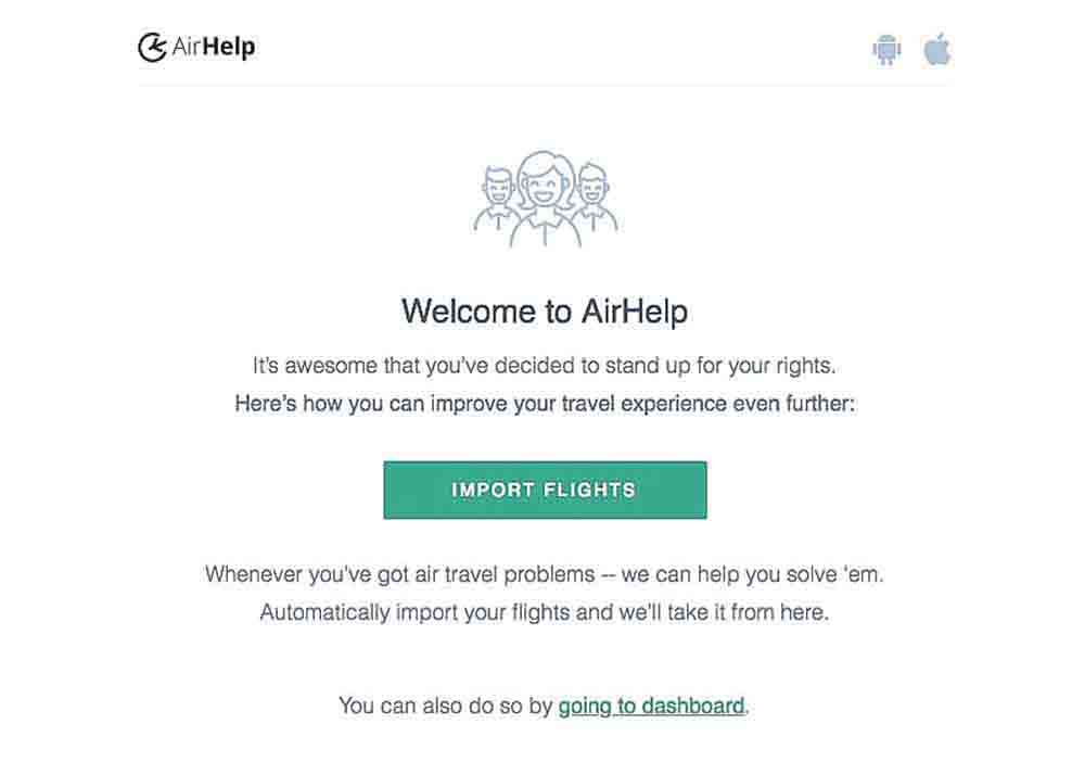 AirHelpからのメール2