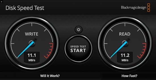 Synology DiskStation DS118にIronWolf Pro 14TBをセットしてスピード計測した