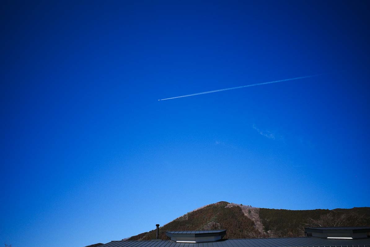 小菅村の青い空