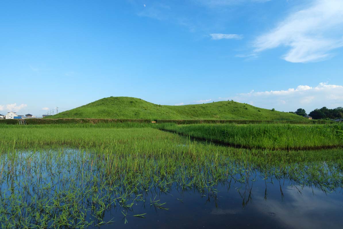 さきたま古墳公園の二子山古墳