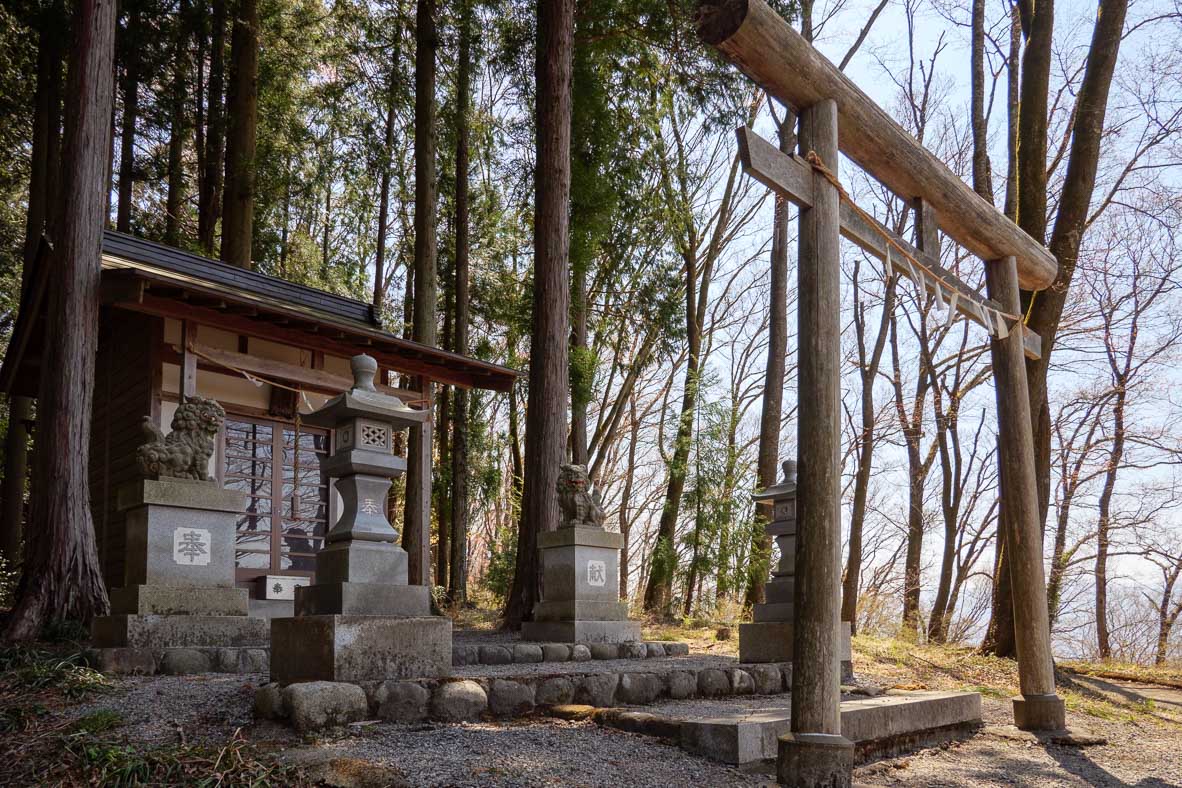 美の山公園の榛名神社