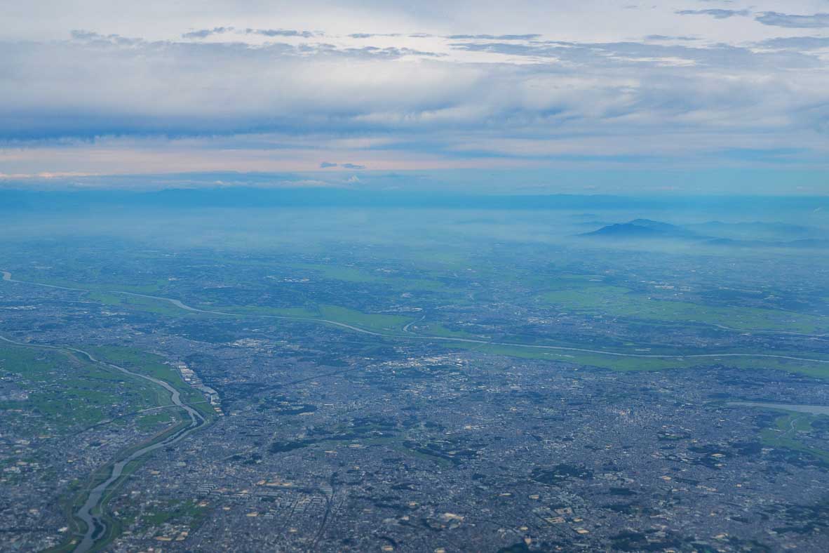 関東上空